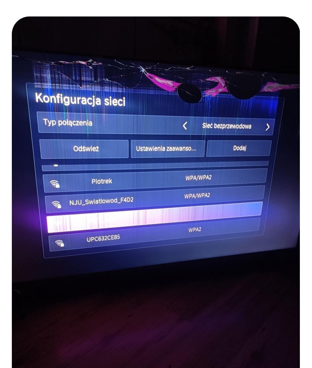 Telewizor 65cali Hisense uszkodzony