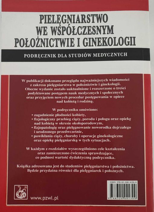 Pielęgniarstwo we współczesnym położnictwie i ginekologii PZWL Klusek