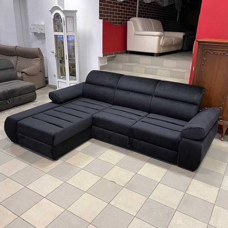 Тканевый раскладной угловой диван розкладний диван кутовий