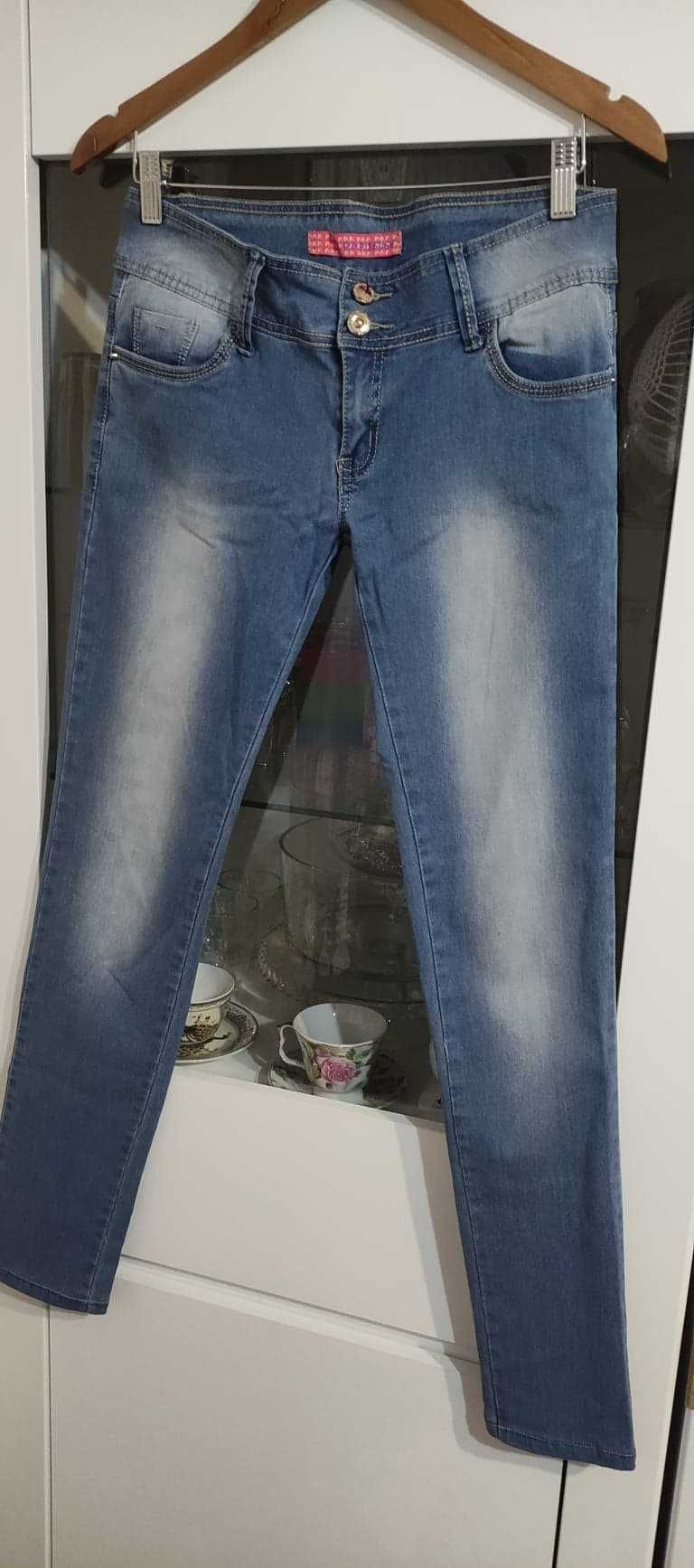 Spodnie jeansy damskie rurki