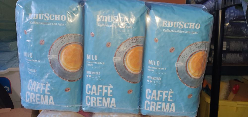 Kawa ziarnista Eduscho różne rodzaje