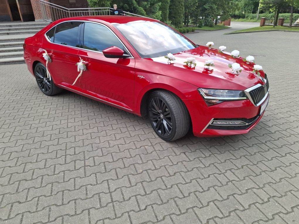 Auto do ślubu Skoda Superb