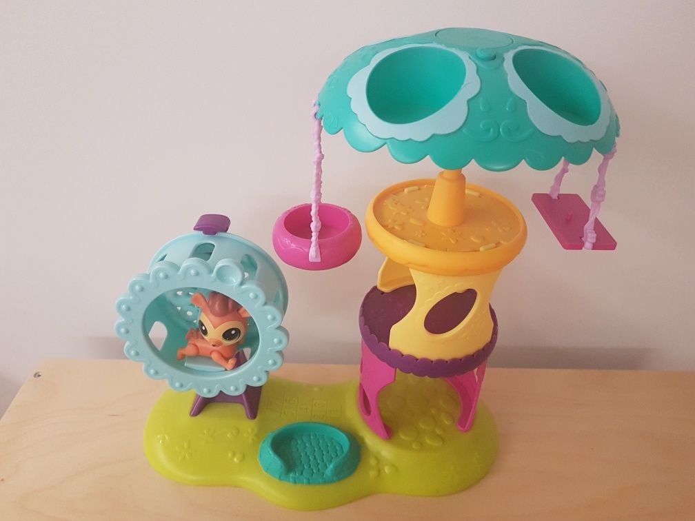 LPS The Littlest Pet Shop plac zabaw karuzela dla chomików