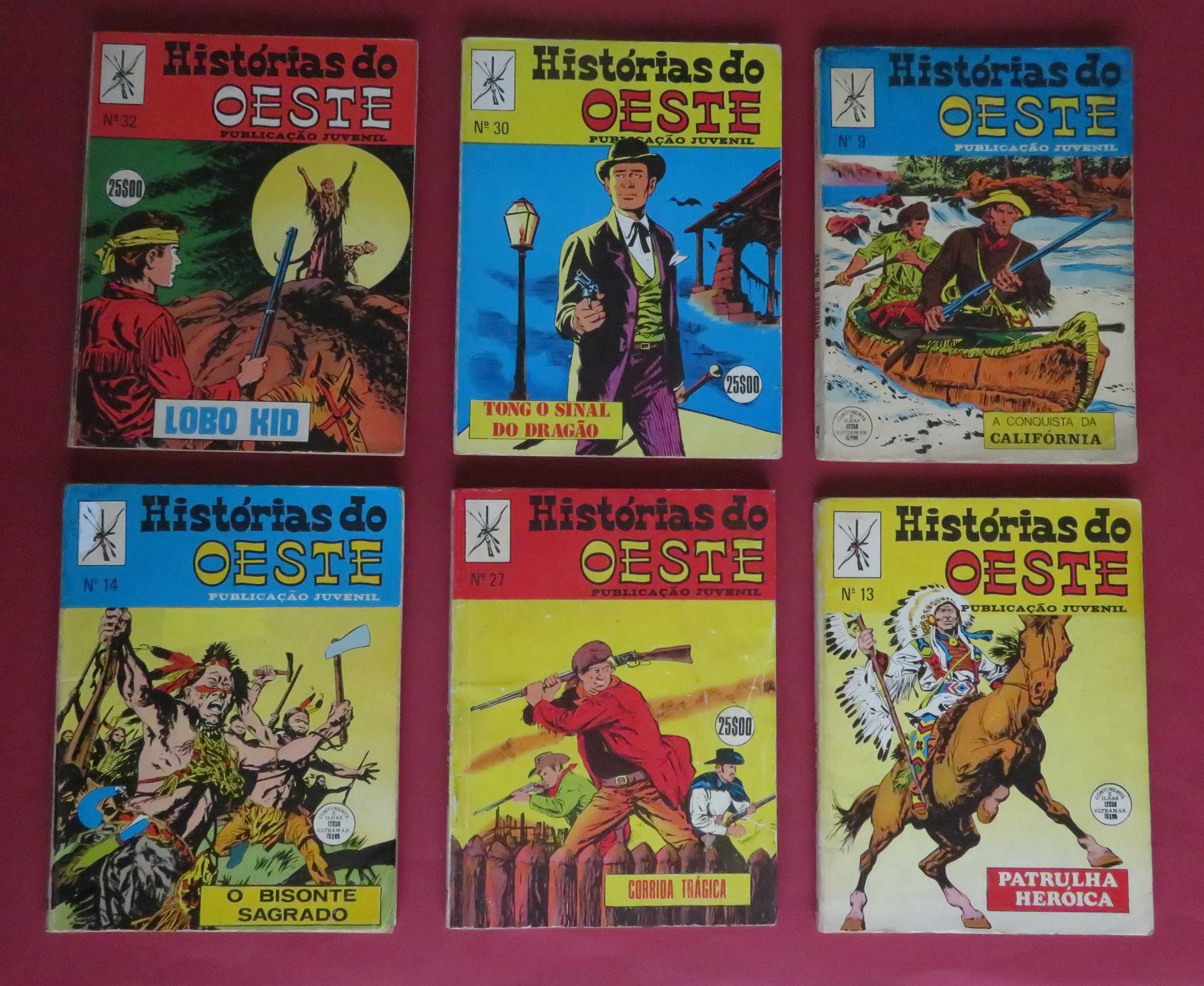 Lote  de BD - Histórias do OESTE