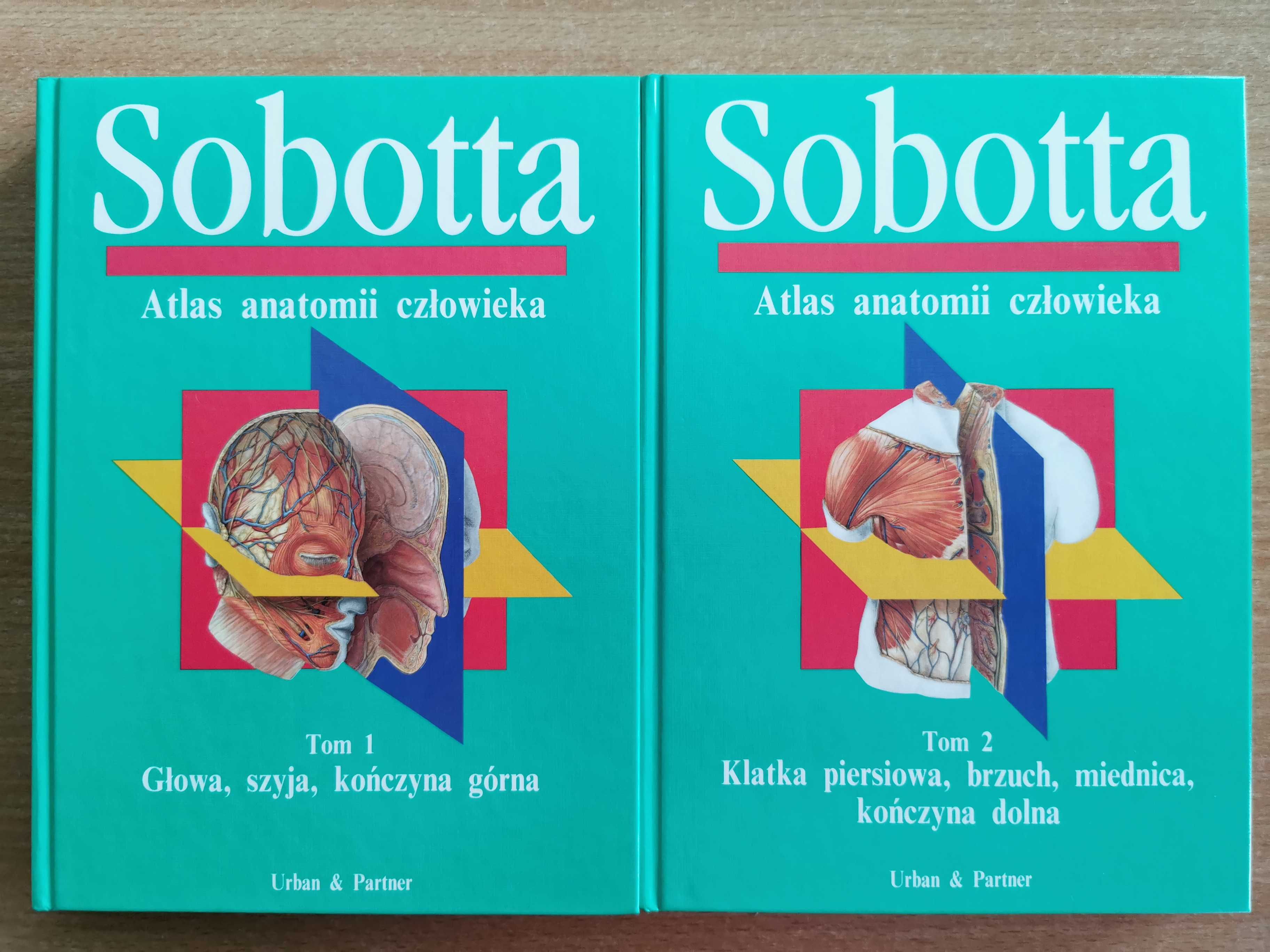 Sobotta Atlas anatomii człowieka 1, 2 t.