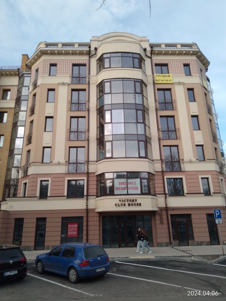 ЖК Victory Club House однокімнатна квартира 55,4 кв.м  від власника