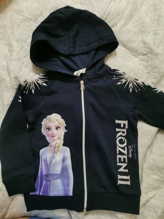 Кофта реглан світшот светер зіпка Frouzen Disney Ельза H&M