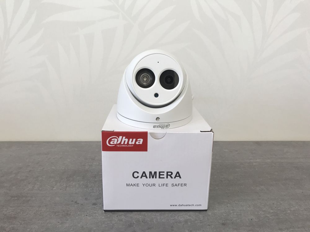 6Мп 4 камеры Комплект ip видеонаблюдения Dahua в магазин дачу офис дом