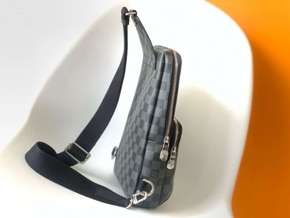 Сумка чоловіча Louis Vuitton slingbag Avenue слинг мужская кожа LV
