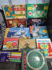 Коллекция настольных игр современные,винтажные,импорт, СССР.