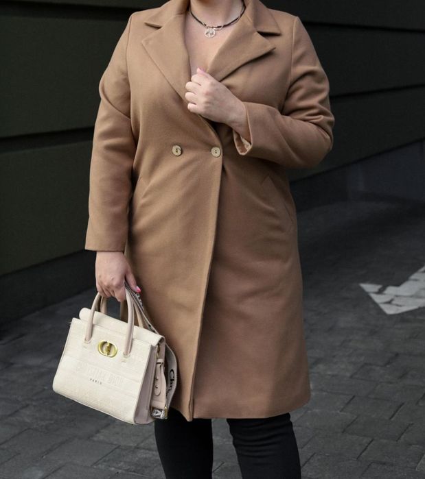 Пальто весна/осінь кашемір з підкладкою 48/52р. Стан нового