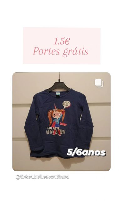 Lote roupa menina 5-6 anos
