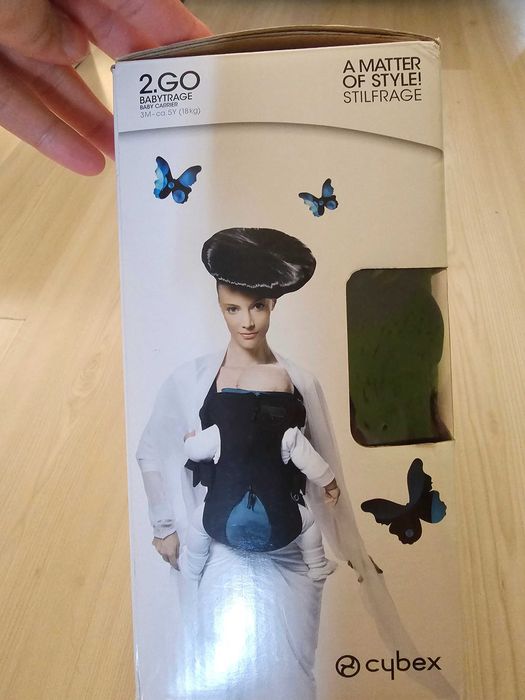 Nosidełko Cybex  dla dziecka od 3go miesiąca do 5 lat lub 18kg.