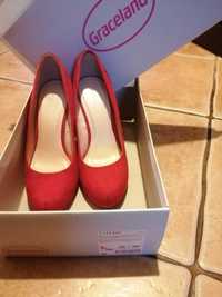 Buty szpilki czerwone