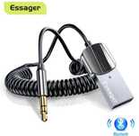 Автомобильный адаптер fm модулятор usb bluetooth 5.0 ресивер авто aux