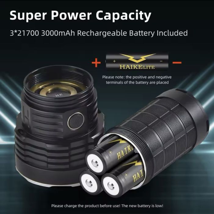 Haikelite HK05 mocna 30000lm