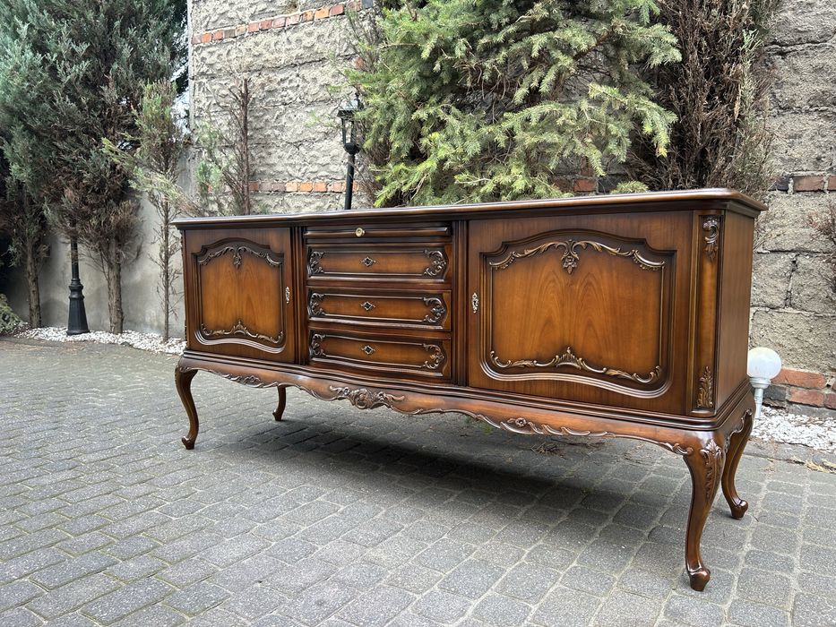 Stylowa Komoda Ludwikowska Ludwik Warrings Stolik TV RTV Po Renowacji