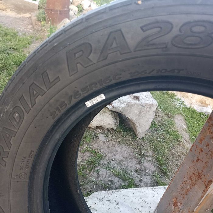 Продам б/у літні шини 215/65 r16 C Hankook 106/104T