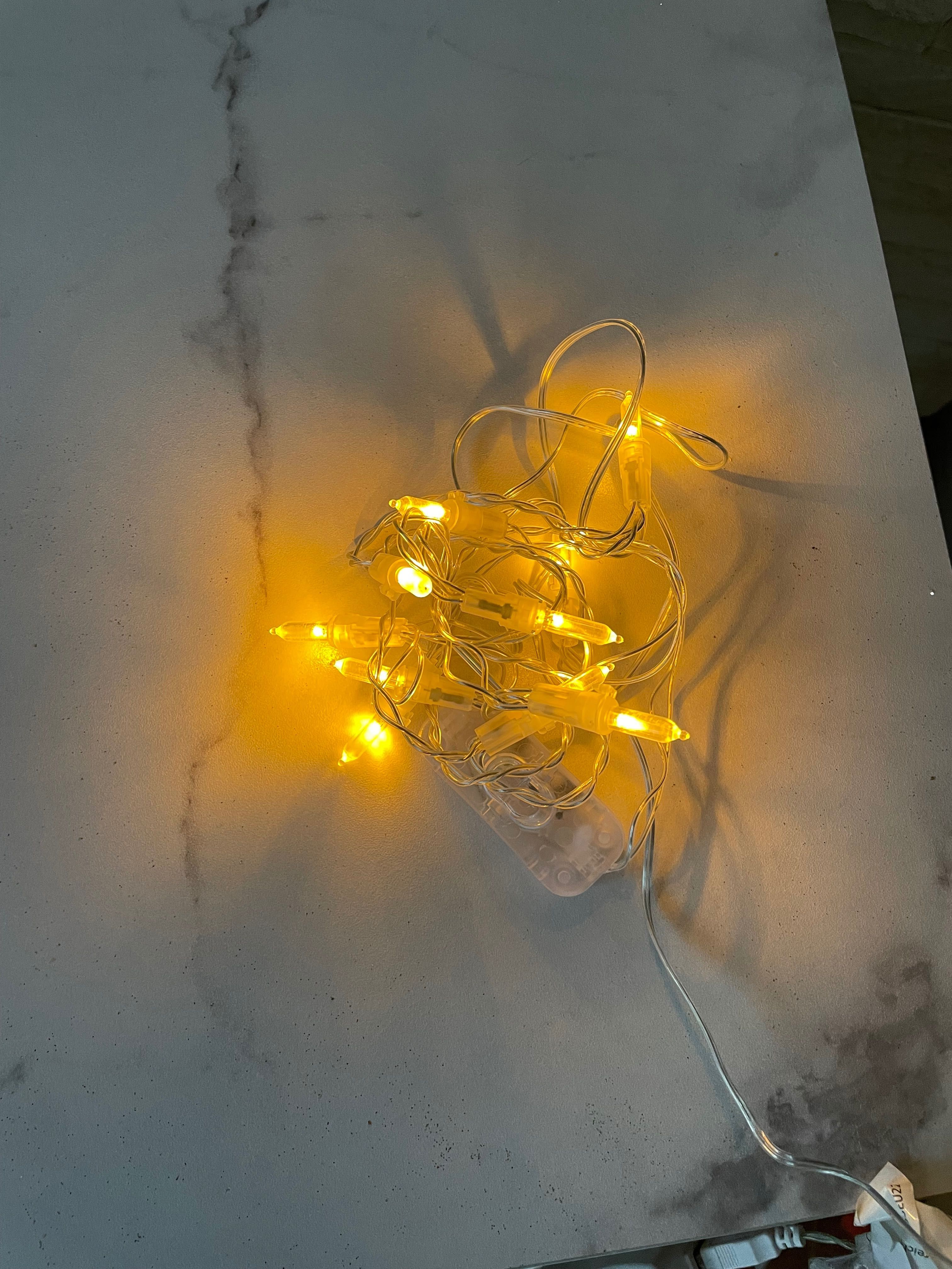 Lampa LED USB 10 ciepłych światełek | 108 cm | Dekoracja całoroczna