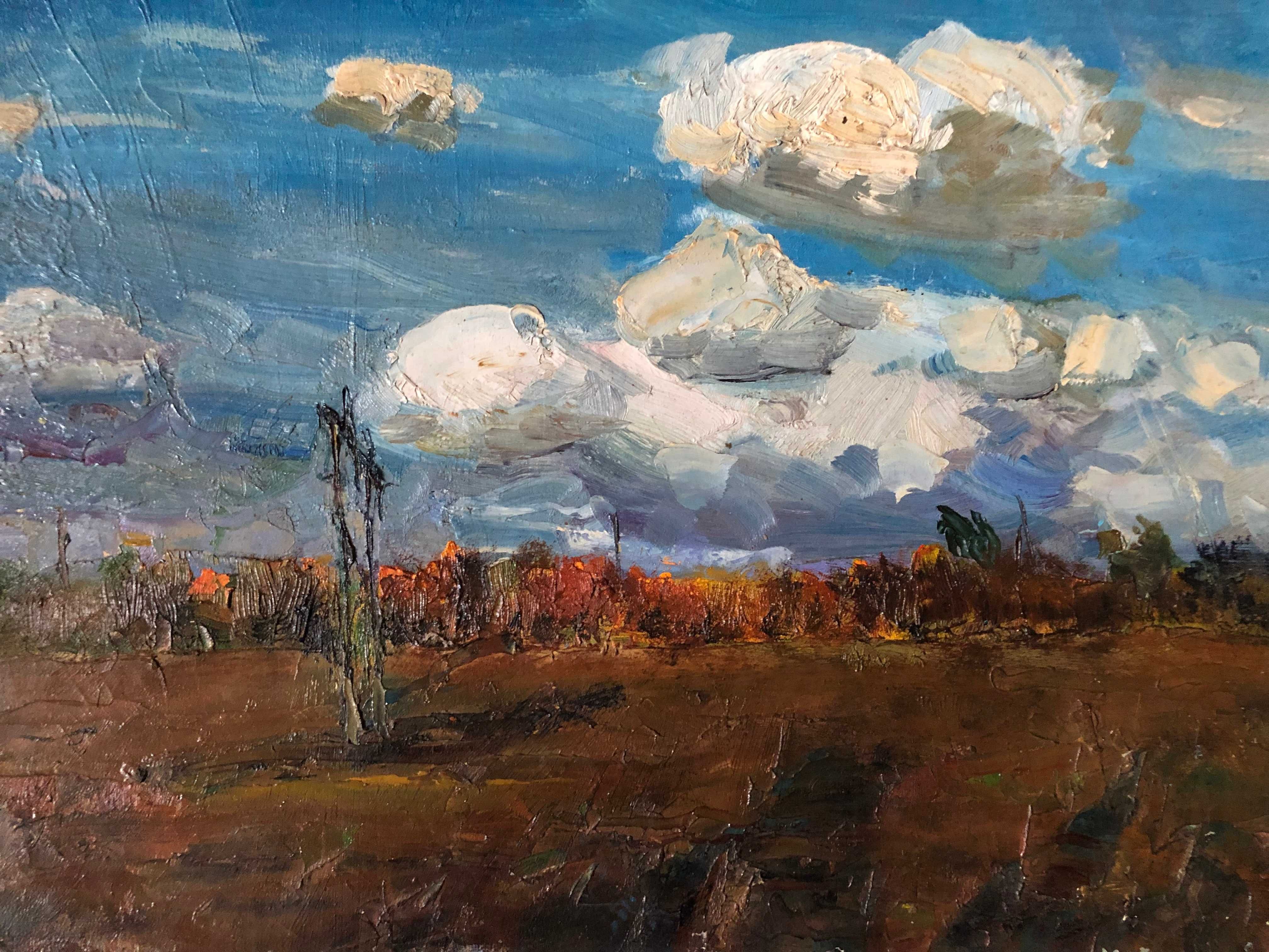 Облака 1974г Художник Кармазь Николай Афанасьевич (1927г.р.) Запорожье
