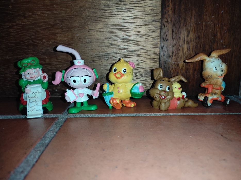 Bonecos antigos de coleção anos 80