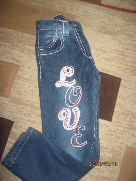 Джинсы на девочку