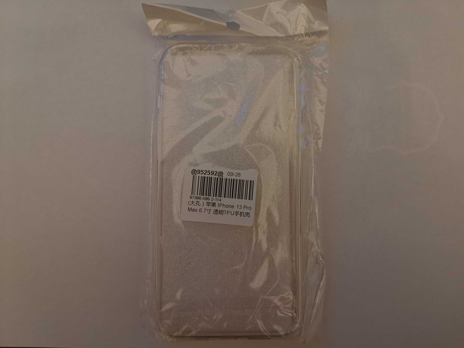 Capa para iPhone 13 Pro Max de Silicone Transparente *NOVA*