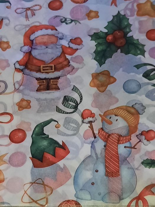 10 folhas papel seda , bonecos de neve, Natal