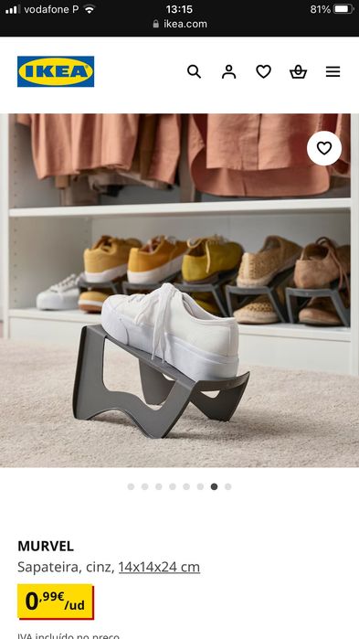 Caixa e Sapateiras IKEA