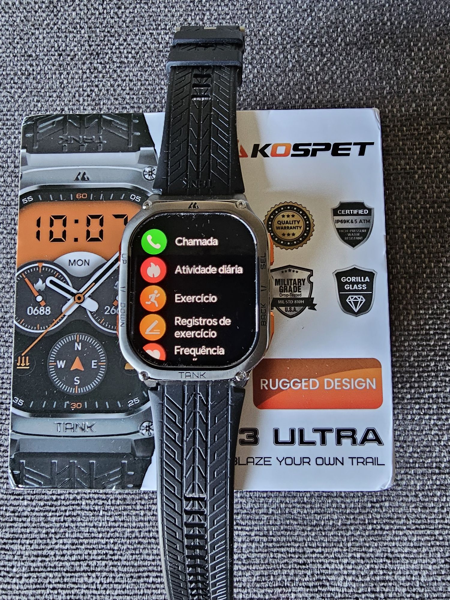 Kospet M3 ultra rugged design