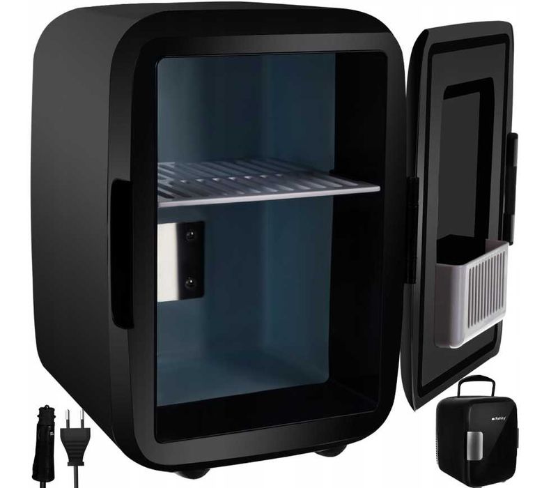 Lodówka turystyczna 4L – mini, 12V/220V, chłodzenie/grzanie