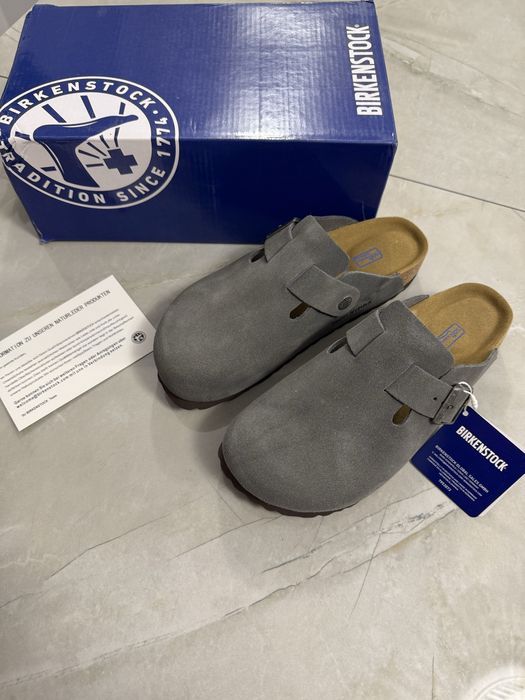 Шльопанці Birkenstock Boston клоги шлепанцы