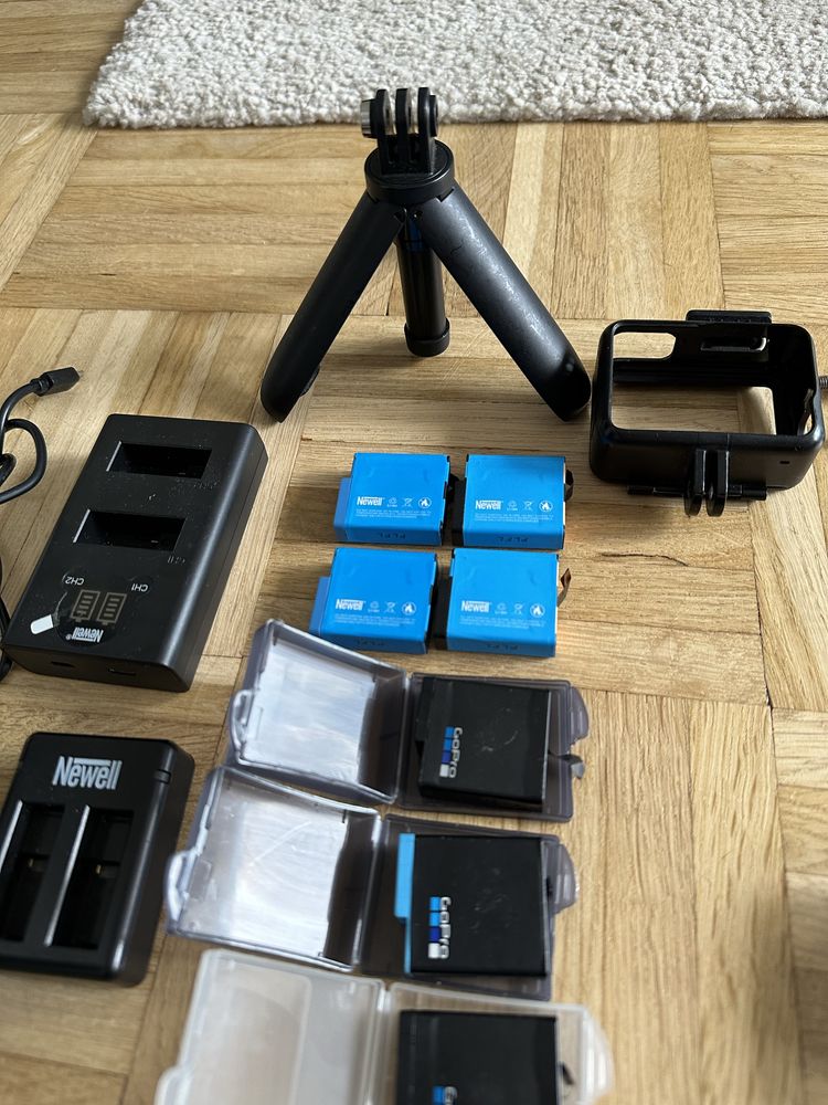 GoPro 5 i 8, caly zestaw