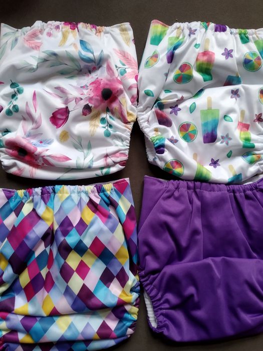 4  pieluszki  wielorazowe kieszonki Happy Flute one size