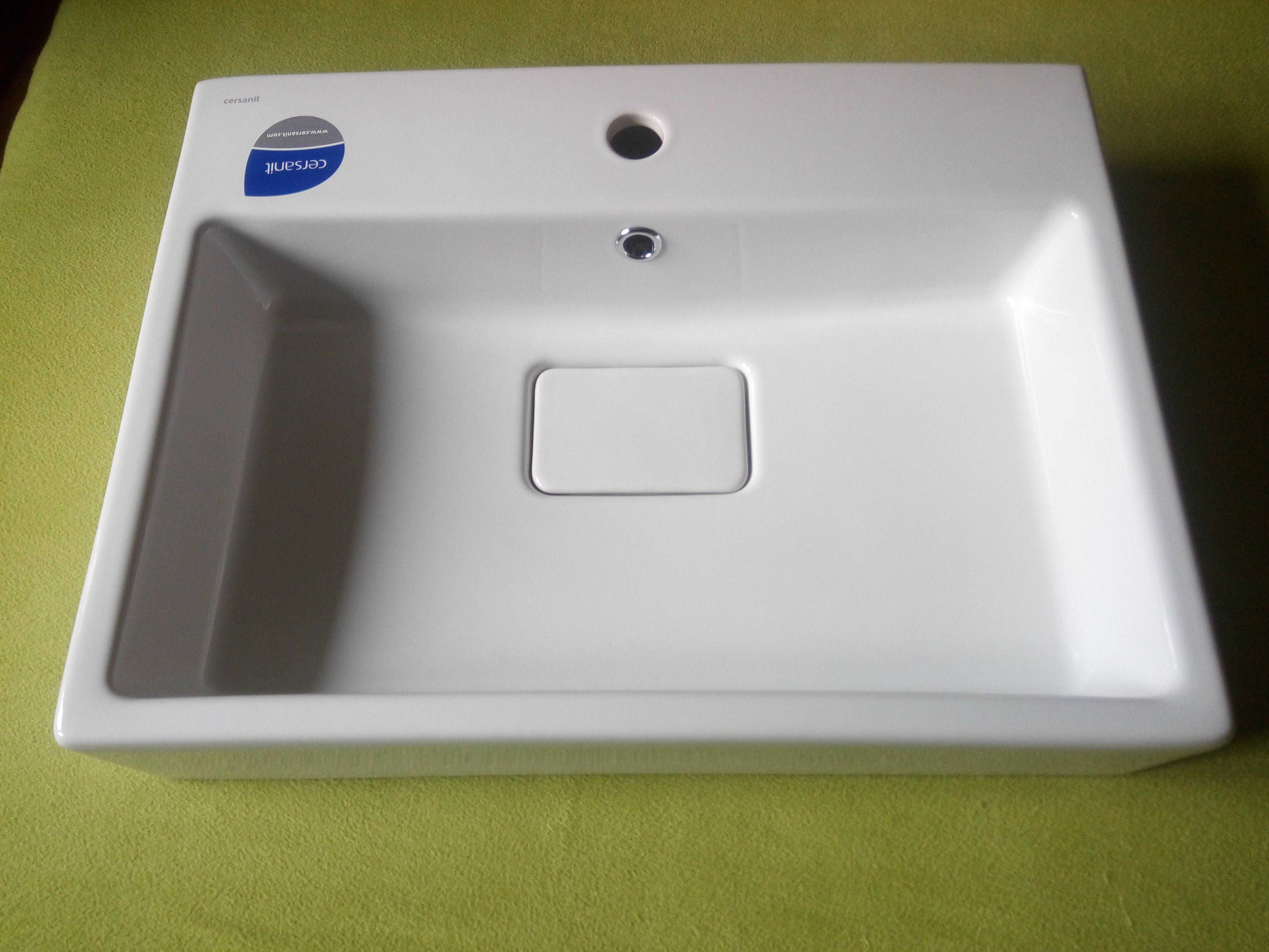 Nowa umywalka meblowa biała Cersanit Virgo 59,5 x 45 cm