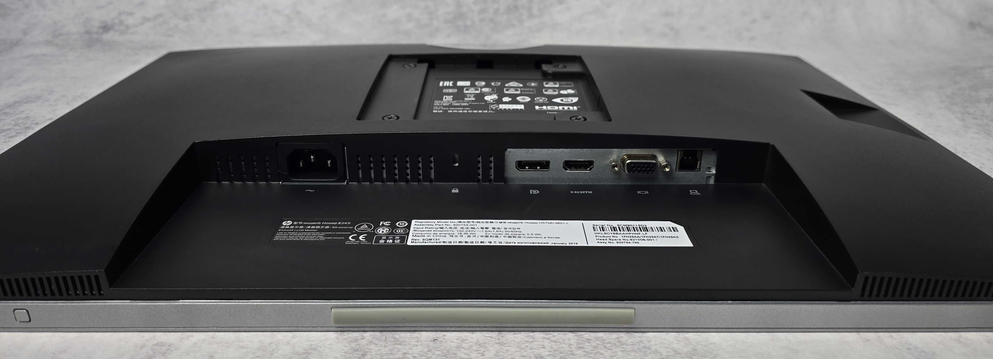 Монітор безрамковий 24" HP e243i 1920x1200 16:10 IPS (100+ шт)