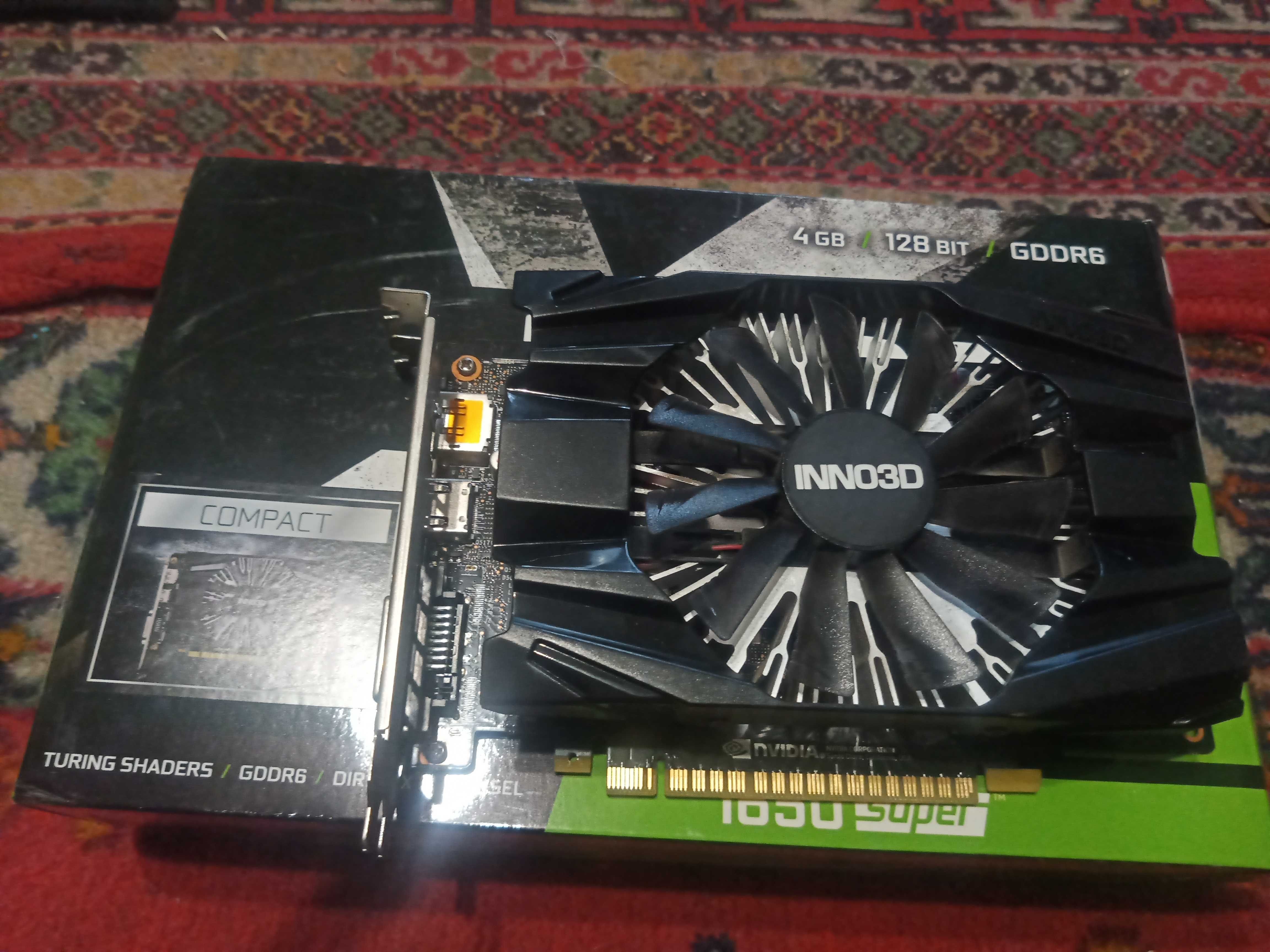 продам  видеокарту NVIDIA 1650 SUPER