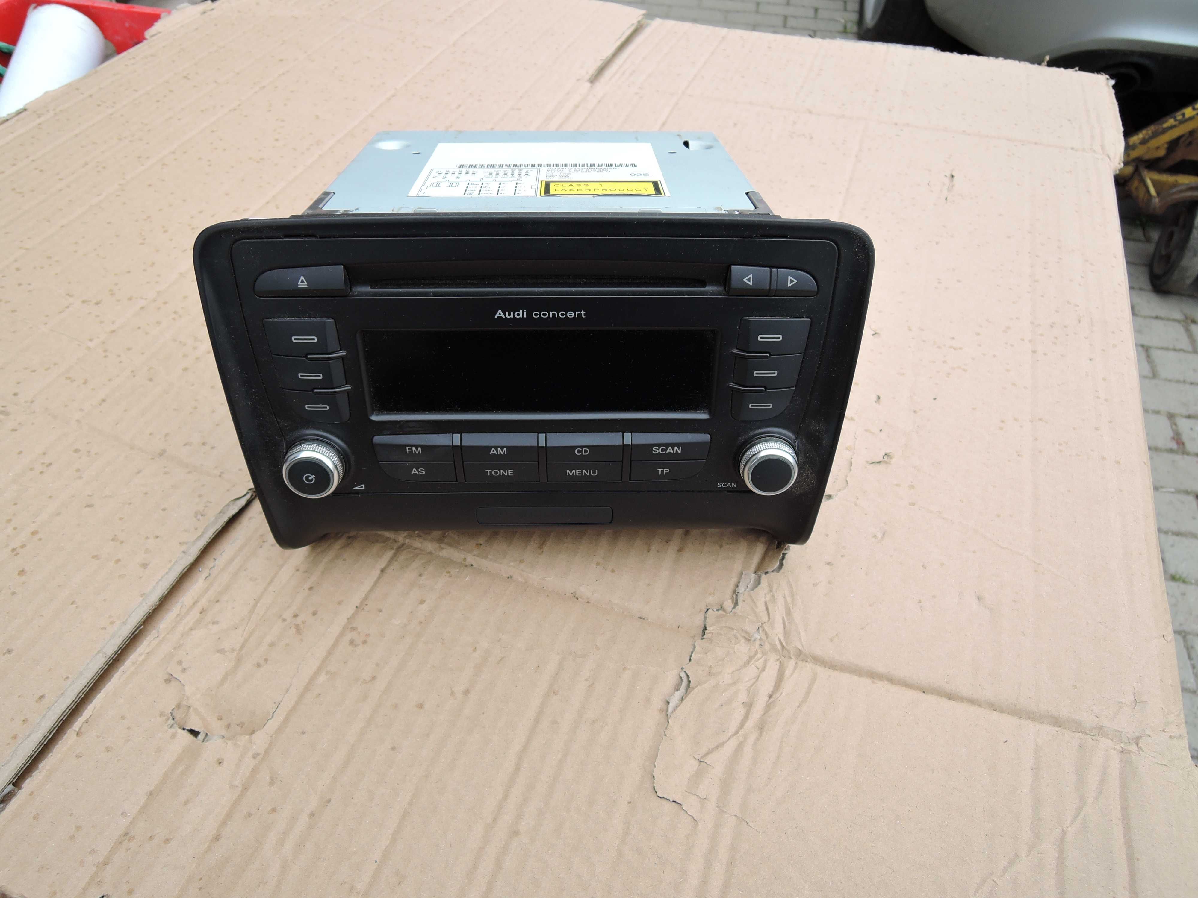 Radio CD Concert 8J0035.186M AUDI TT 8J 06-14 R