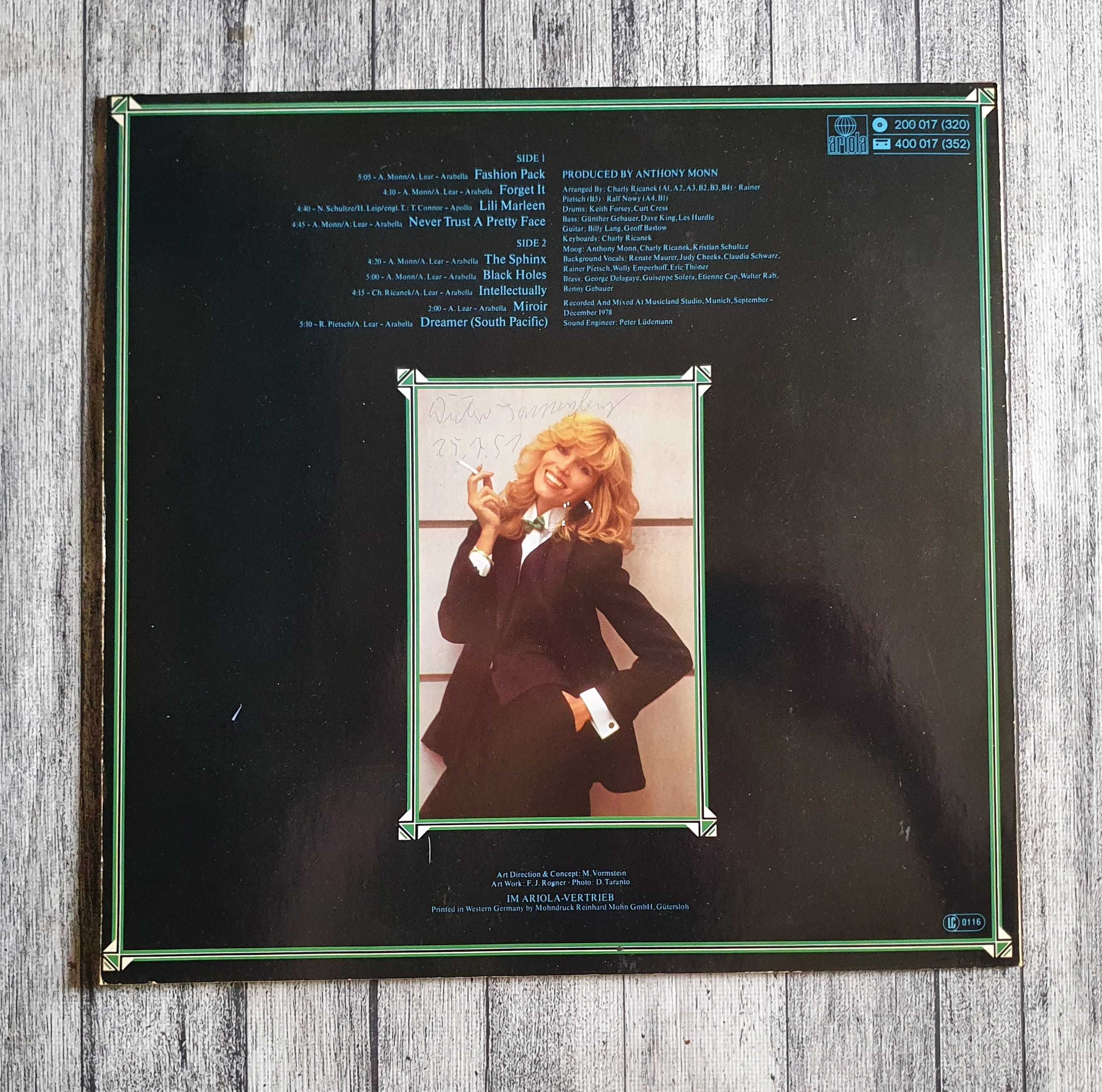 Amanda Lear Never Trust a Pretty Face LP 12