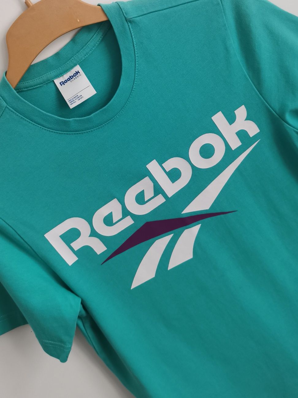 Reebok t-shirt koszulka krótki rękaw sportowa logowana męska S