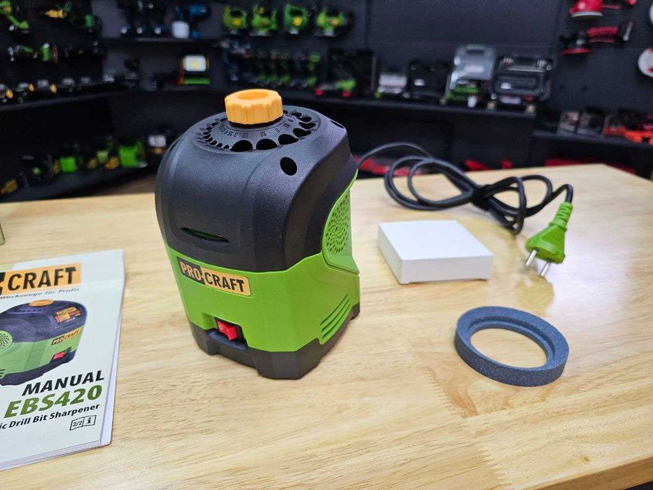 Станок для заточки сверл 3-12мм ProCraft EBS420 +Диск Гарантия 12мес
