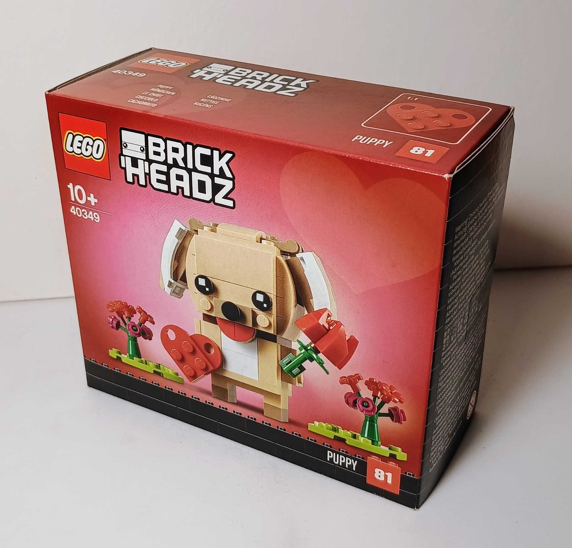 LEGO BrickHeadz 40349 Walentynkowy szczeniaczek