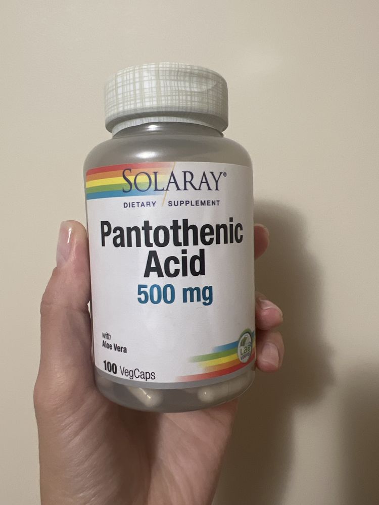 Pantothenic acid, пантотеновая кислота, витамин В5