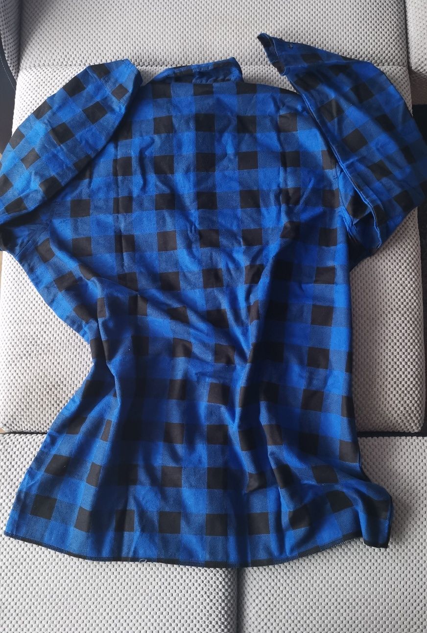 Męska koszula flanelowa 100% bawełna rozm. 182/42 / Mada