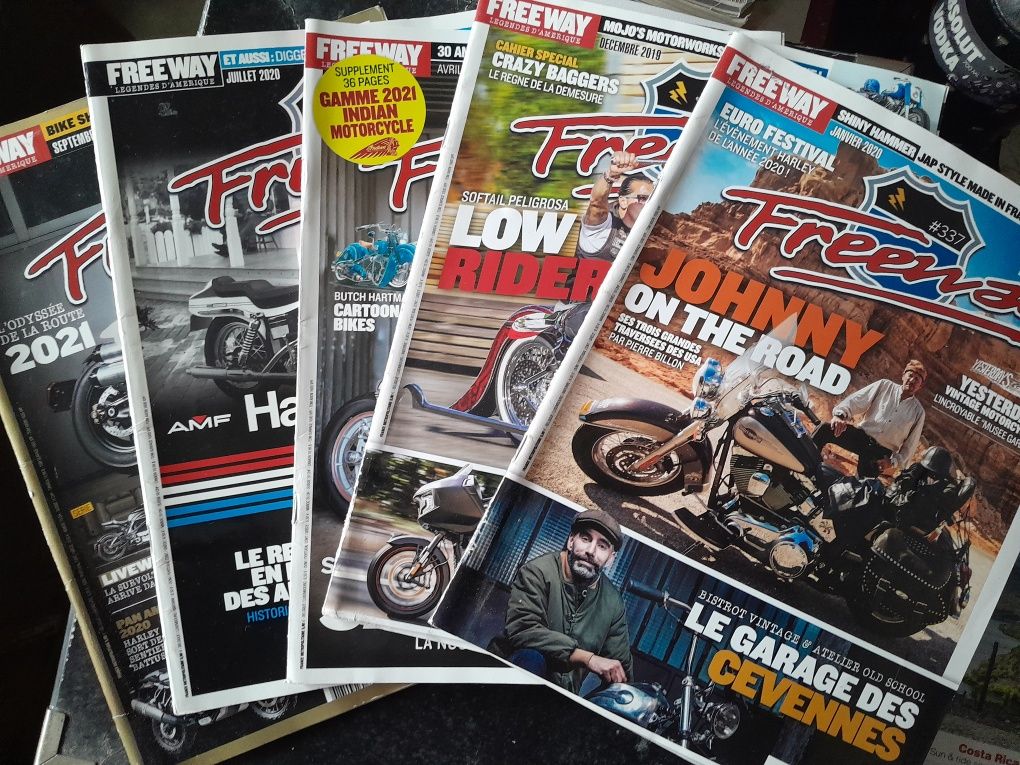 Freeway magazine lote de revistas chopper custom