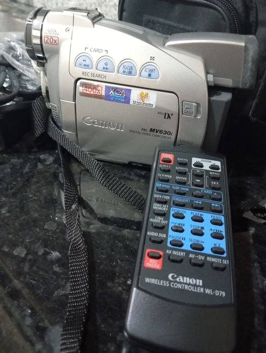 Câmera filmar Canon