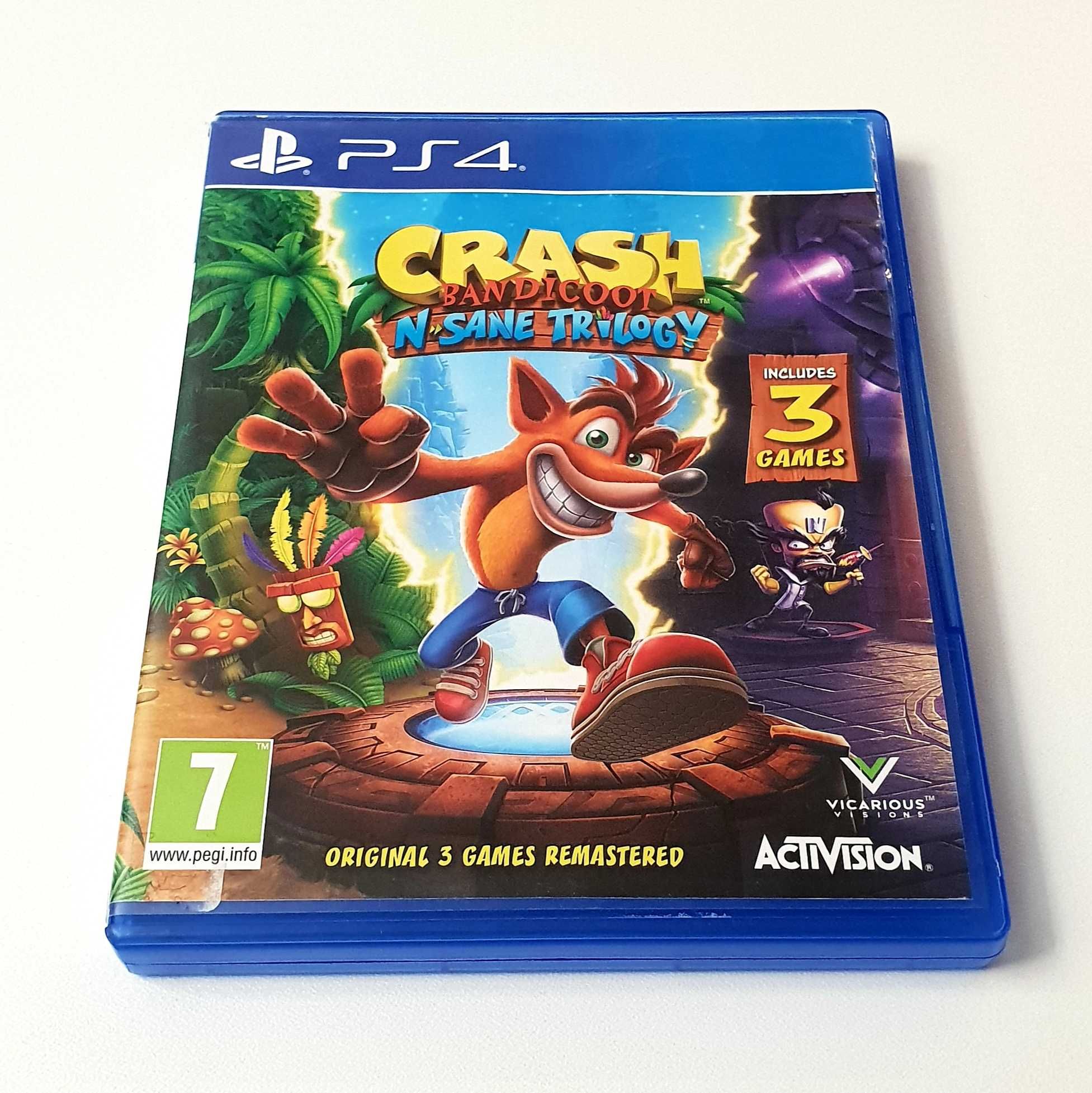Gra Crash Bandicoot Nsane Trilogy PS4 PS5 Playstation 4 5
