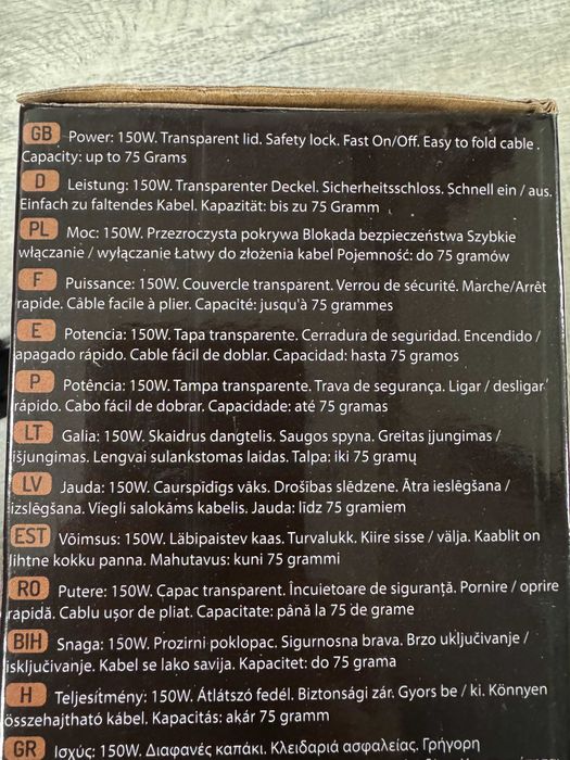 ADLER A4446 młynek elektryczny 150W