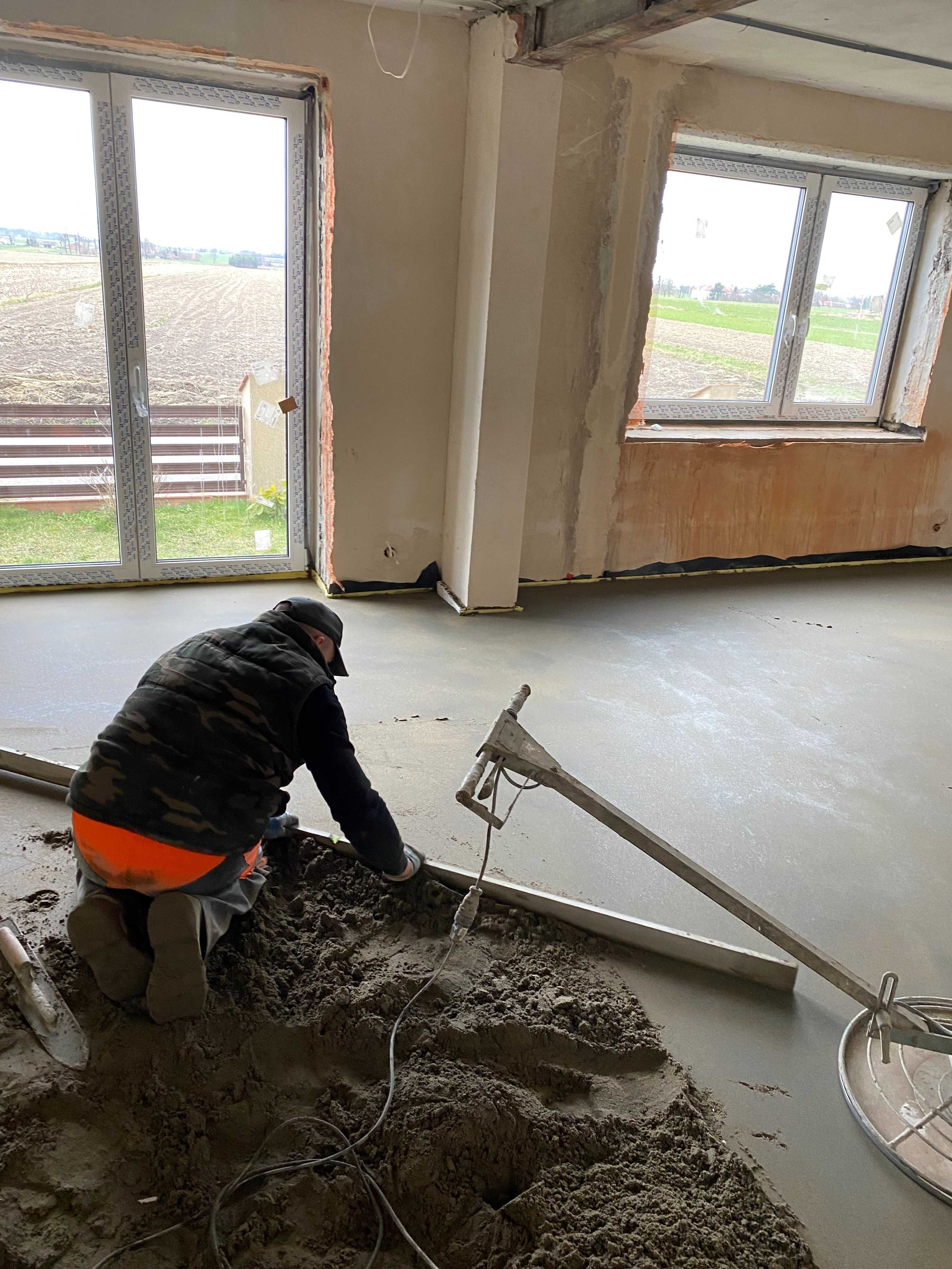 Wylewki betonowe, posadzki, Miksokret, styrobeton, docieplenie