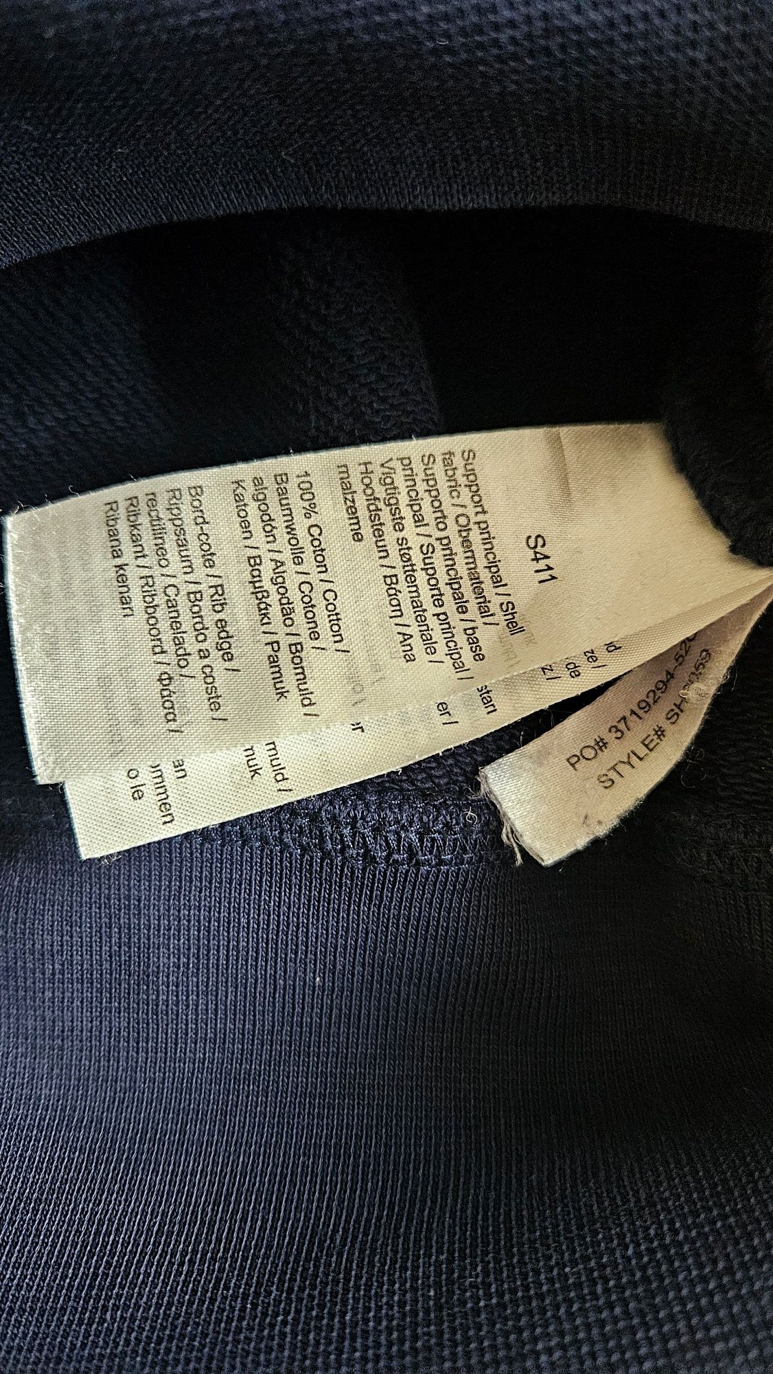 Bluza Lacoste męska kangurka z kapturem sportowa stylowa XS S granat